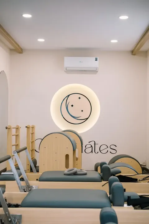 Các máy Reformer trong phòng tập Ori Pilates